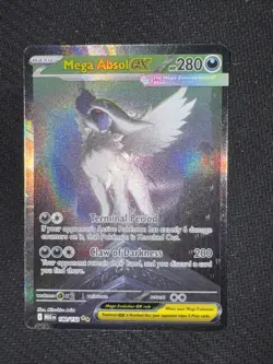 Pokemon TCG Mega Evolution Mega Absol EX SIR 180/132 NM - Image 1