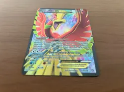 Ho-oh EX 119/124 Dragons Exalted Brazilian Pokemon TCG Holo Card Rare 2012 LP/NM - Image 4