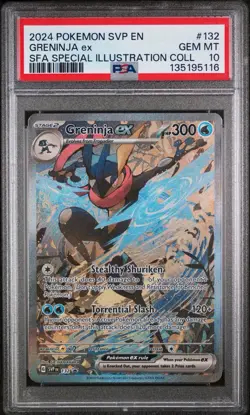 2024 POKEMON SVP EN GRENINJA ex SFA SPECIAL ILLUSTRATION COLL PSA 10 - Image 1