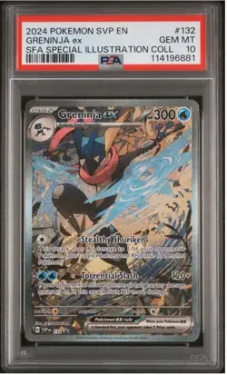 2024 POKEMON SVP EN GRENINJA ex SFA SPECIAL ILLUSTRATION COLL PSA 10 - Image 1