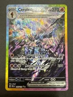 Pokemon TCG Ceruledge EX 147/131 Prismatic Evolutions Special Illustration - Image 1