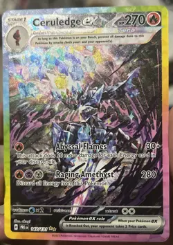 Pokemon TCG Ceruledge EX 147/131 Prismatic Evolutions Special Illustration - Image 1