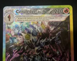 Pokemon TCG Ceruledge EX 147/131 Prismatic Evolutions Special Illustration - Image 3