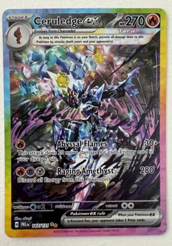 Pokemon TCG: Ceruledge ex 147/131 Prismatic Evolutions Special Illustration Rare - Image 2