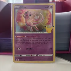 MEW 011/025 HOLO RARE CELEBRATIONS Pokemon NEAR MINT - Image 1
