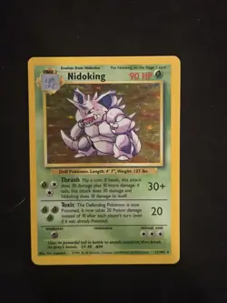 1999 Pokemon TCG Base Set Nidoking #11/102 Holo Rare NM Vintage WOTC Card - Image 5