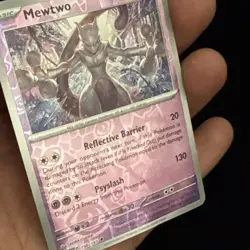 Pokemon TCG Mewtwo 150/165 Scarlet & Violet 151 Reverse Holo Card - Image 2
