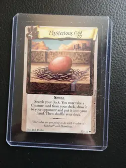 Mysterious Egg 57/116 Creature Set Harry Potter Trading Card 2001 - Image 3
