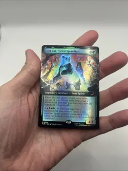 Magic the Gathering Avatar Hei Bai Forest Guardian 0205 Mythic Extended Foil MTG - Image 4