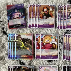 OP13 Gol D Roger Deck Core assorted cards - Image 2
