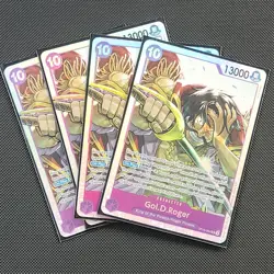 4x OP13-064 Gol.D.Roger SR X4 Playset Card Game CCG English NM One Piece EN - Image 1