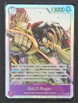 4x OP13-064 Gol.D.Roger SR X4 Playset Card Game CCG English NM One Piece EN - Image 2