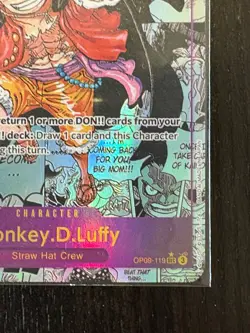 Carte Proxy Custom One Piece Manga Monkey D. Luffy OP09-119 - Image 2