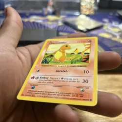 Pokemon - Base Set Shadowless - Charmander 46/102 - NM - Image 3