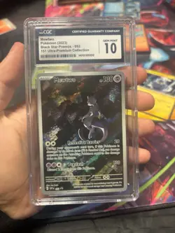 Mewtwo 052 Pokemon Black Star Promo 151 Ultra Premium Collection CGC 10 Gem - Image 1