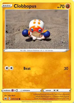 Clobbopus 091/198 SWSH06: Chilling Reign Pokemon 010411 - Image 1