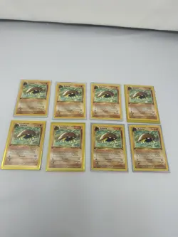 Lot of 8 Near Mint Kabuto 1st Edition 50/62 Fossil Set 1999 Pokemon Card Lot - Image 1