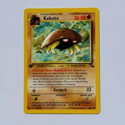Kabuto - 1999 Pokemon 1st Edition Fossil Set 50/62 NM Near Mint Unplayed - Image 1