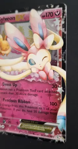 Pokemon Sylveon EX Holo RC21/RC32 Radiant Collection XY Generations - Image 2