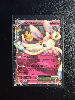2016 Pokemon Sylveon EX Holo Foil Rare RC21/RC32 XY Generations NEAR MINT - Image 1