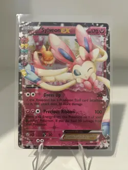 Sylveon EX RC21/RC32 XY Generations Radiant Collection 20th Holo Pokemon Card nm - Image 1