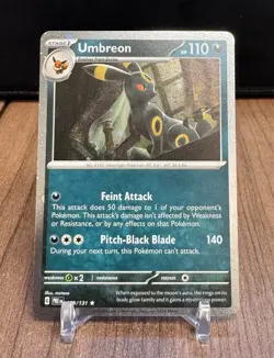 Umbreon 059/131 Cosmo Holo Promo Prismatic Evolutions Costco Tin Pokemon TCG NM - Image 2