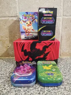 1000 Pokemon card job lot bulk collection includes Holo/Rev Holo and tins - Image 1