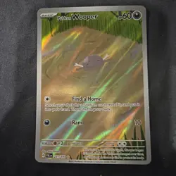 Paldean Wooper - 221/193 Illustration Rare Pokemon TCG SV02: Paldea Evolved NM - Image 1