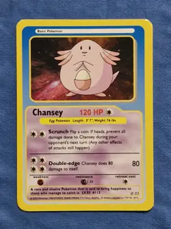 MP Chansey Funskool 2004 India Vintage Pokemon Card RARE HTF - Image 1