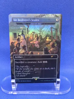 Magic the Gathering Secret Lair Drop Sir Bedivere’s Scales 1679 Foil Rare NM - Image 1