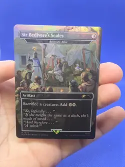 Magic the Gathering Secret Lair Drop Sir Bedivere’s Scales 1679 Foil Rare NM - Image 2