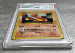 Pokemon Card Shadowless Charmeleon PSA 8 NM-Mint, Base Set #24, WOTC 1999 - Image 3