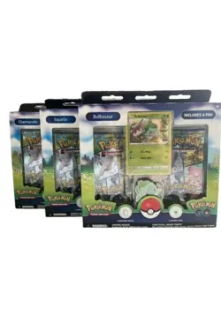 Pokemon Go Pin Collection Display Case 6 pcs2,Bulbasaur 2,Charmander 2,Squirtle - Image 2