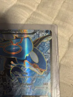 Pokemon TCG Primal Clash Holo Full Art Ultra Rare Kyogre EX 148/160 Error Miscut - Image 2