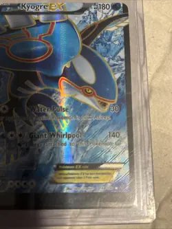 Pokemon TCG Primal Clash Holo Full Art Ultra Rare Kyogre EX 148/160 Error Miscut - Image 3