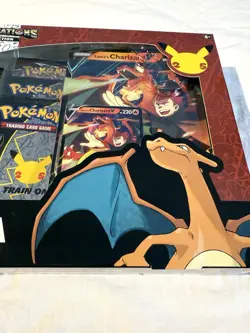 Pokemon TCG Celebrations Collection Lance's Charizard V Box Sealed + Promo - Image 2