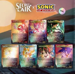 Sonic Secret Lair Friends and Foes Foil Edition BRAND NEW SEALED - Image 1