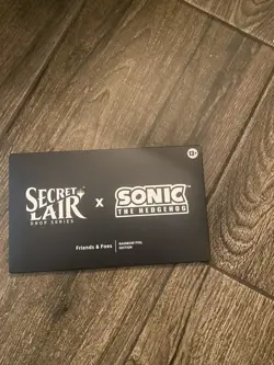 Sonic Secret Lair Friends and Foes Foil Edition BRAND NEW SEALED - Image 2