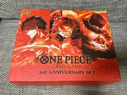 One Piece Card Game 3rd Anniversary Box Supplies Set NO Promo Cards Japan - Image 3