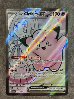 Lillie's Clefairy ex 173/159 SV09: Journey Together Ultra Rare NM - Image 1