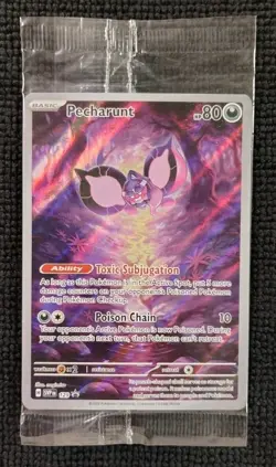 Pecharunt 129 Sv: Scarlet & Violet Promo Cards Holo *SEALED* - Image 1