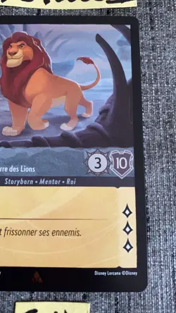 Carte Lorcana Disney TCG Mufasa 185/204 FOIL Rare Chapitre 3 Francais - Image 4