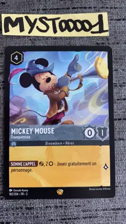 Carte Lorcana Disney TCG Mickey Mouse 182/204 Legendaire Chapitre 3 Francais - Image 1