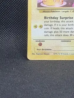 Pokemon Card Birthday Pikachu #24 Celebrations Classic Collection 25th Promo - Image 5