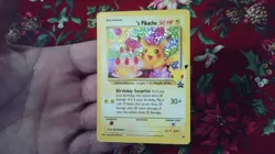 Pokemon Card TCG - (Birthday) _______'s Pikachu Celebrations #24 Promo - Image 2