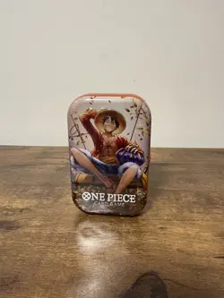✅Fast Shipping✅SEALED One Piece CCG: Tin Pack Set Vol.2 TS-02 Mini Tin Luffy Art - Image 1