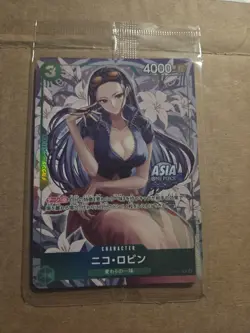 Nico Robin P-111 P Sealed Mini-tin Pack Set vol.2 One Piece CCG ASIA Japanese - Image 1
