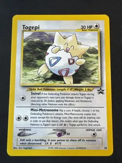 Togepi 30/53 Wotc Black Star Promo Pokemon - Image 1