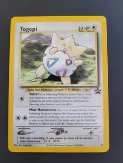 Pokemon Card - Togepi #30 WoTC Black Star Promo - Image 1