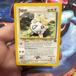 Pokemon Card - Togepi #30 WoTC Black Star Promo - Image 1